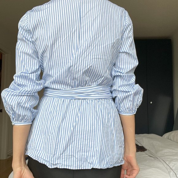 Striped Cotton Blouse - Picture 2 of 5